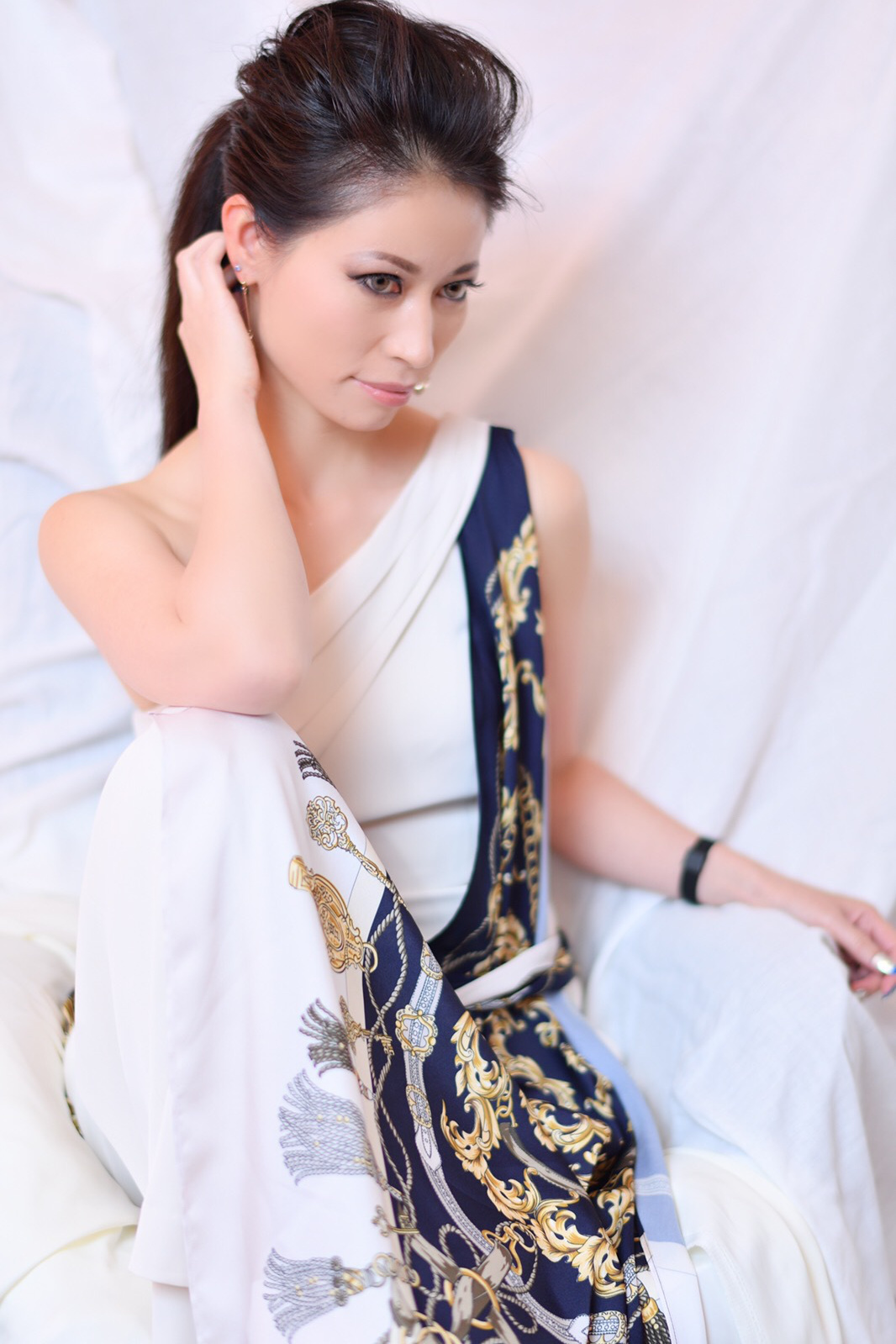 エレガント 日本美人 ポートレート パーソナルカラー名古屋